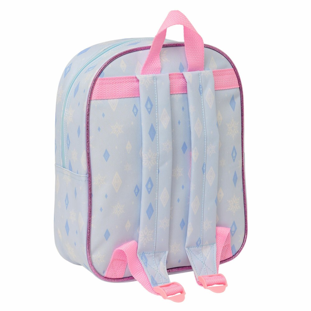 Schulrucksack Frozen Lila 22 x 27 x 10 cm 3D