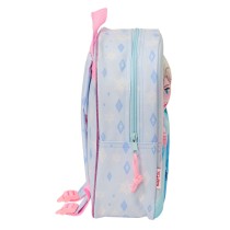 Schulrucksack Frozen Lila 22 x 27 x 10 cm 3D