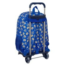 Cartable à roulettes Sonic Prime Bleu 33 x 42 x 14 cm