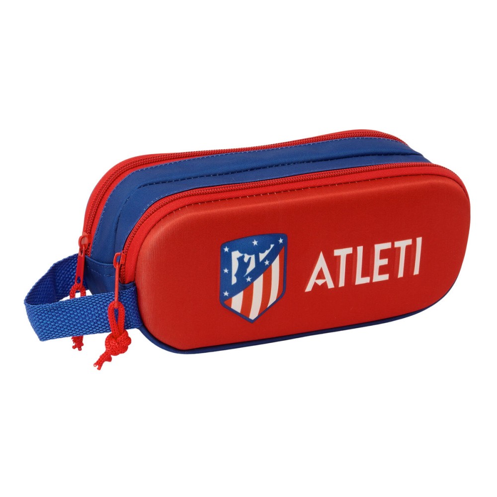 Zweifaches Mehrzweck-Etui Atlético Madrid Rot 21 x 8 x 6 cm 3D