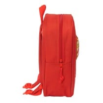 Schulrucksack Sevilla Fútbol Club Rot 22 x 27 x 10 cm 3D