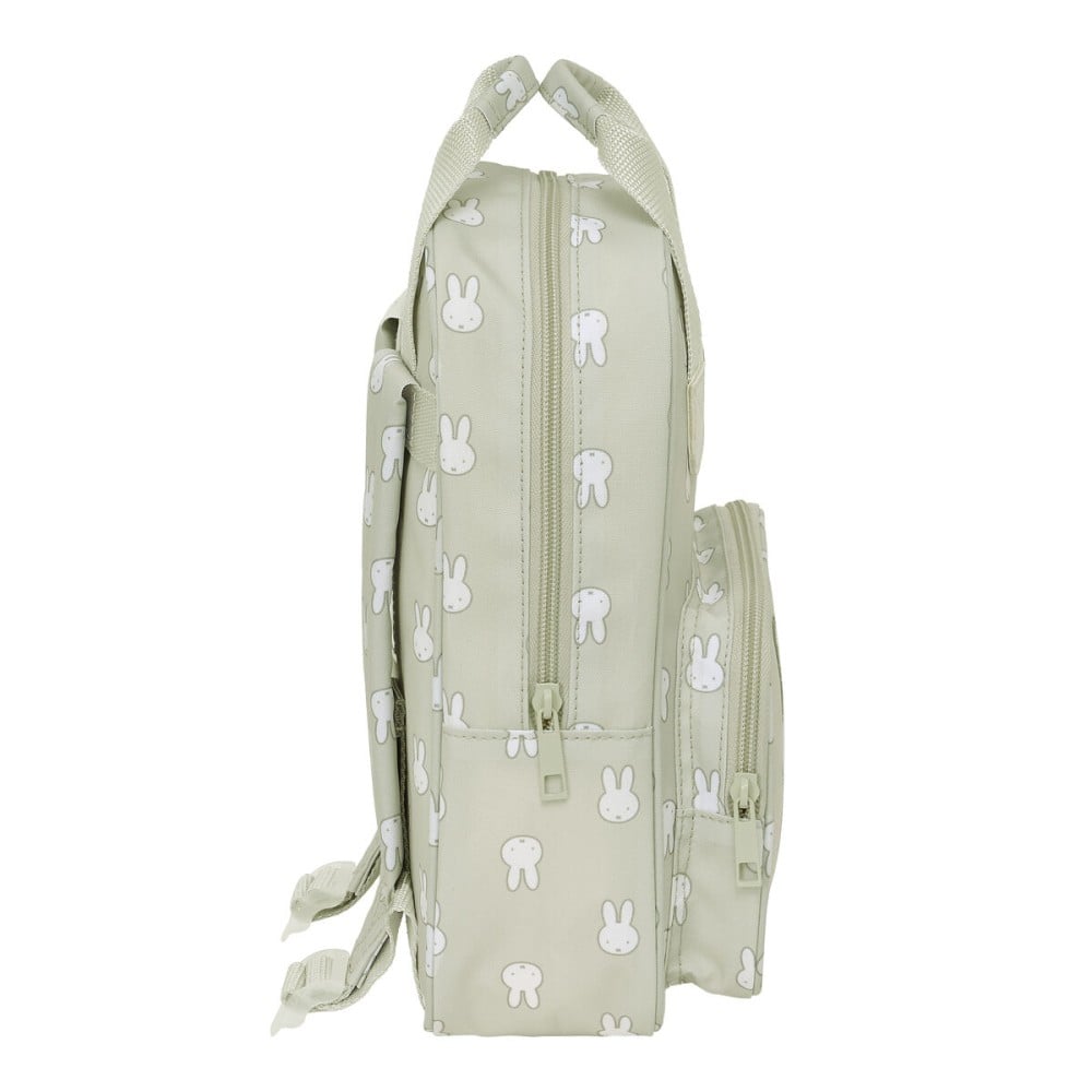 School Bag Miffy Niebla Grey 20 x 28 x 8 cm