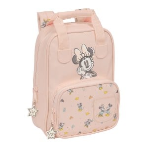 School Bag Minnie Mouse Baby Pink 20 x 28 x 8 cm