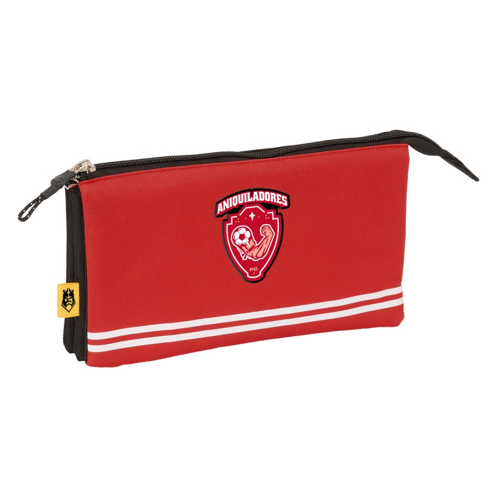 Trousse Fourre-Tout Triple Kings League Aniquiladores Rouge 22 x 12 x 3 cm