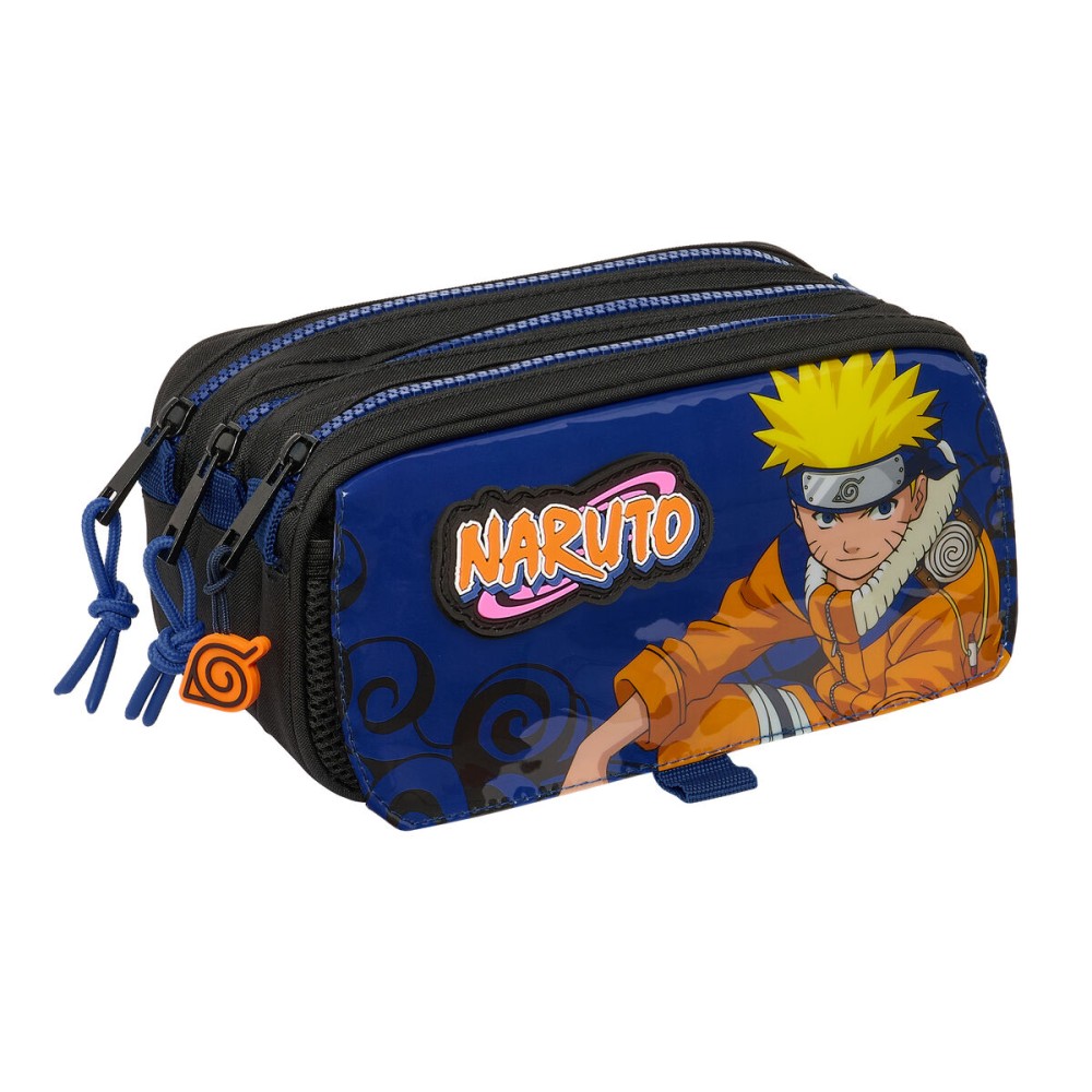 Triple Carry-all Naruto Ninja Blue Black 21,5 x 10 x 8 cm