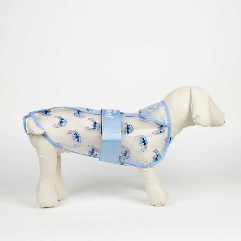 Dog raincoat Stitch Blue S