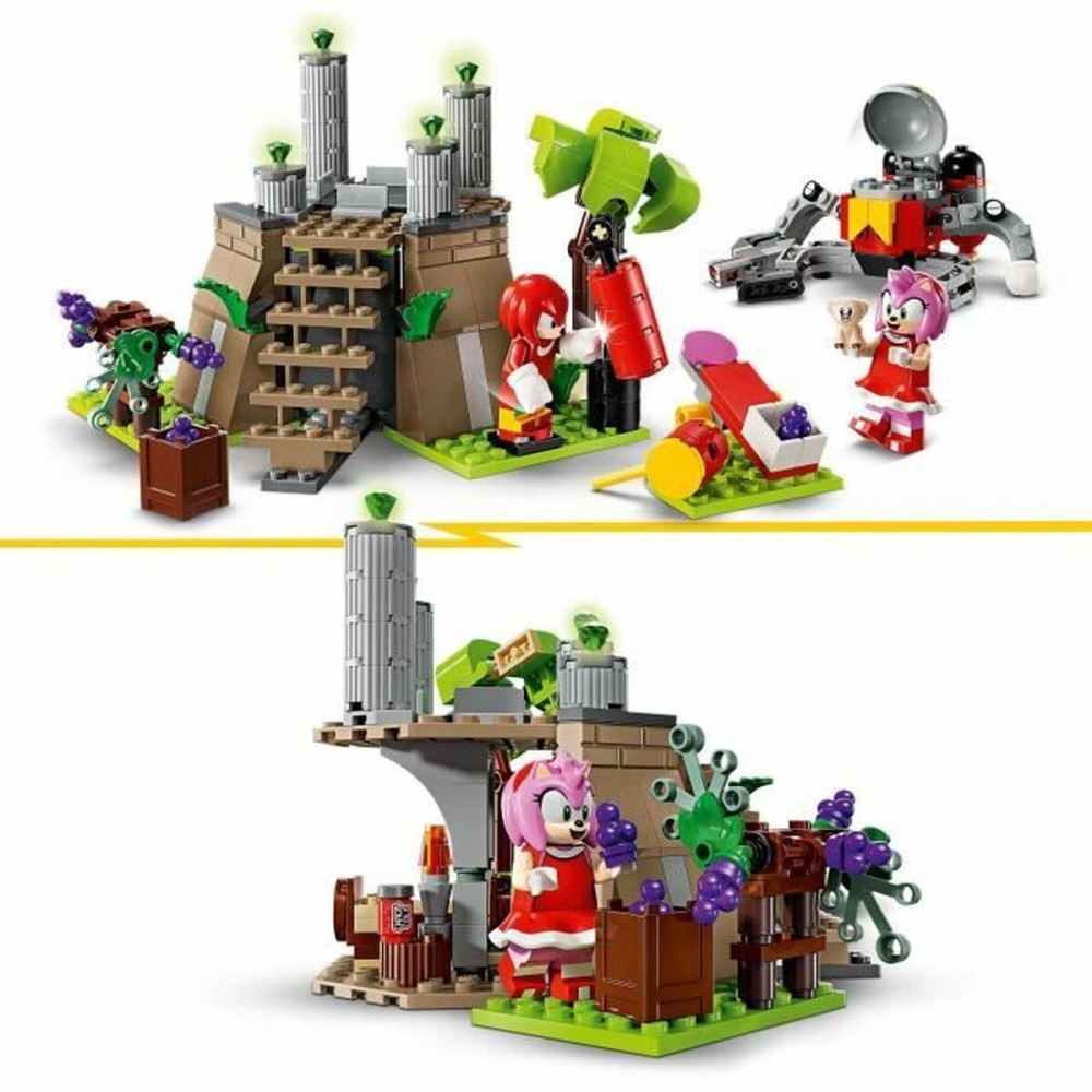 Konstruktionsspiel Lego Knuckles and the Master Emerald Sanctuary Gamer Set Bunt