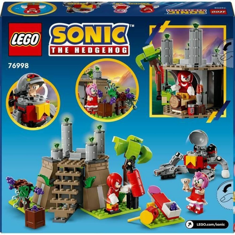 Konstruktionsspiel Lego Knuckles and the Master Emerald Sanctuary Gamer Set Bunt