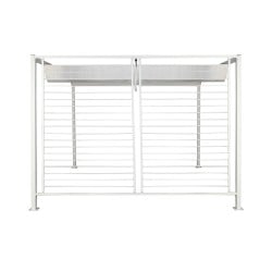 Pergola DKD Home Decor Weiß 296 x 296 x 225 cm Stahl