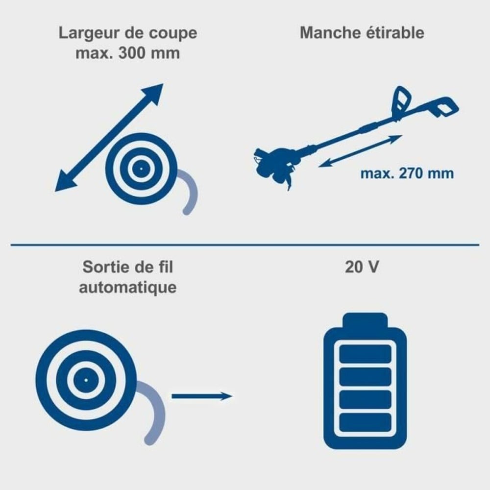 Débroussailleuse multifonction Scheppach C-LT300-X