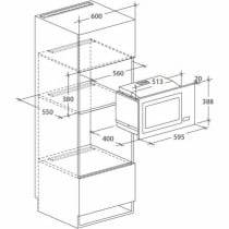 Microwave Rosieres RMG28DF 900 W 28 L