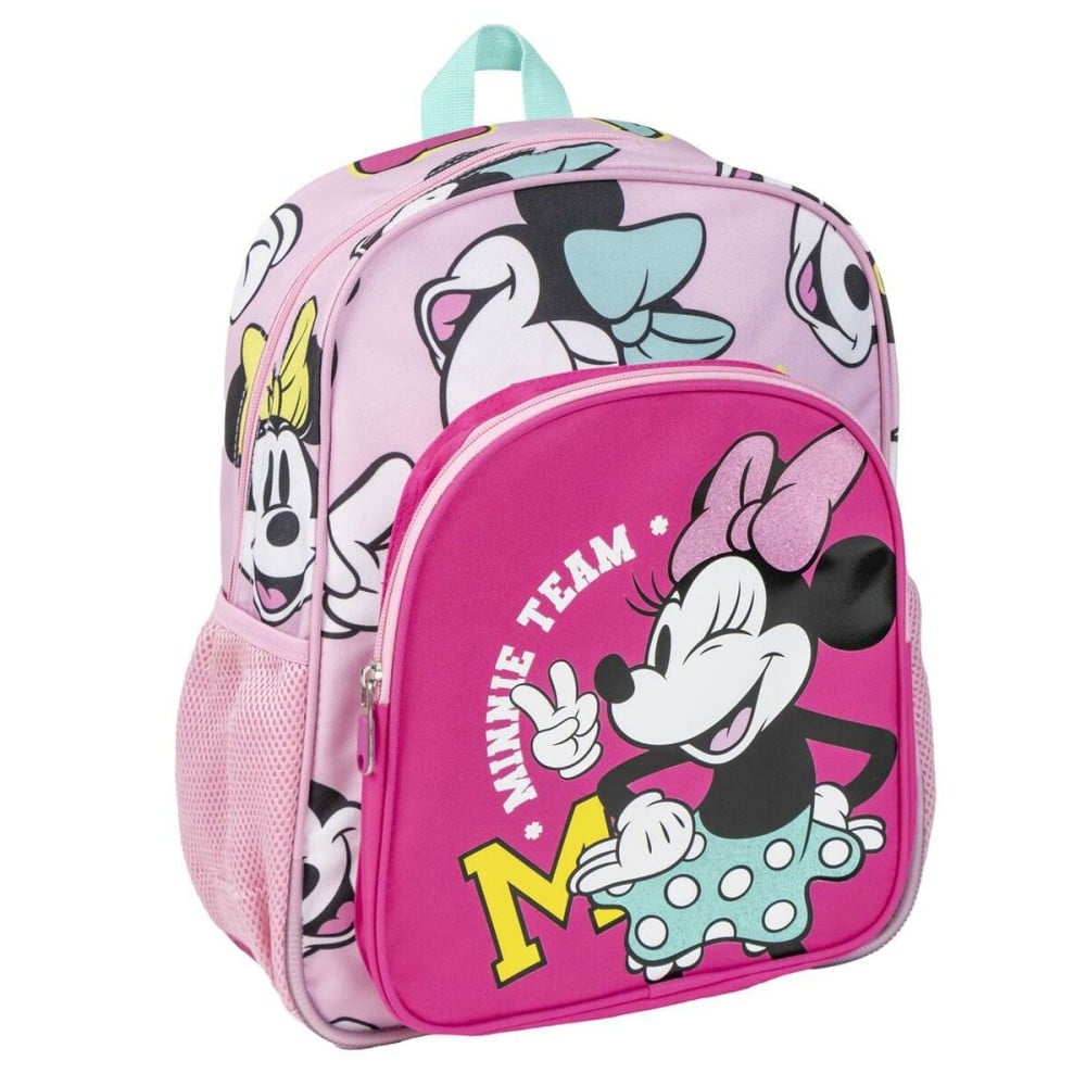 School Bag Minnie Mouse Fuchsia 31 x 12 x 38 cm