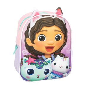 Schulrucksack Gabby's Dollhouse Rosa 22 x 28 x 10 cm