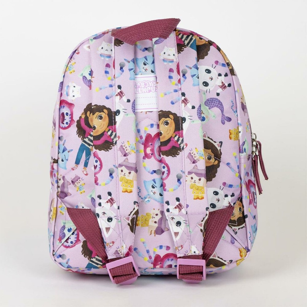 School Bag Gabby's Dollhouse Pink 22 x 27 x 9 cm