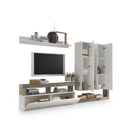 TV-Möbel DKD Home Decor Weiß Metall Aluminium Holz MDF 277 x 75 x 173 cm 277 x 35 x 173 cm