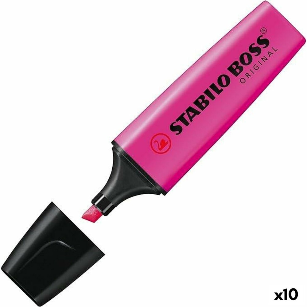 Textmarker Stabilo Violett Magenta (10 Stück)