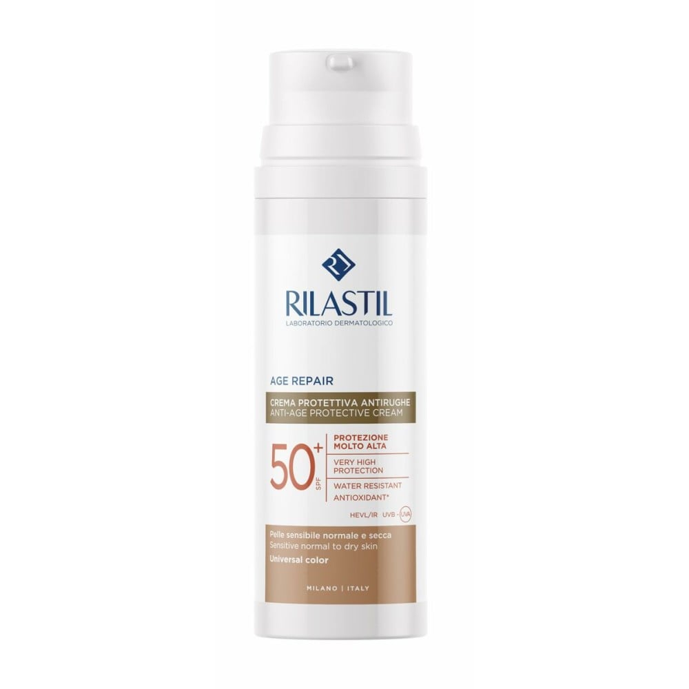 Sonnenschutz mit Farbe Rilastil Age Repair SPF 50+ 50 ml Anti-Aging