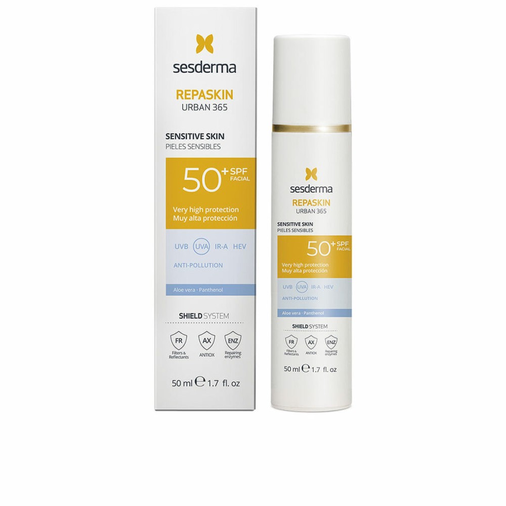 Facial Sun Cream Sesderma Repaskin Urban 365 SPF 50+ 50 ml Sensitive skin