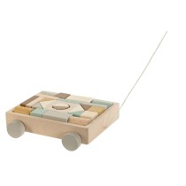 Jeu en bois Home ESPRIT Jaune Marron Naturel Menthe