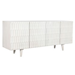 Buffet DKD Home Decor 177 x 40 x 75 cm Blanc Bois de manguier