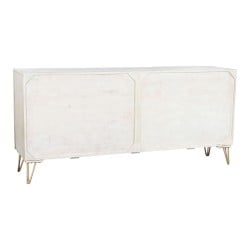 Sideboard DKD Home Decor 160 x 38 x 75 cm Golden Wood White Light brown