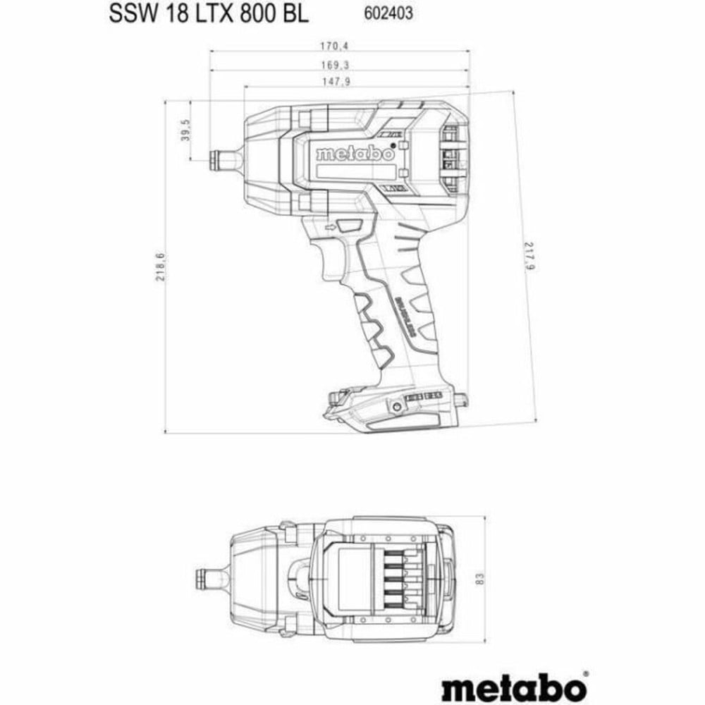 Tournevis Metabo SSW 18 LTX 800