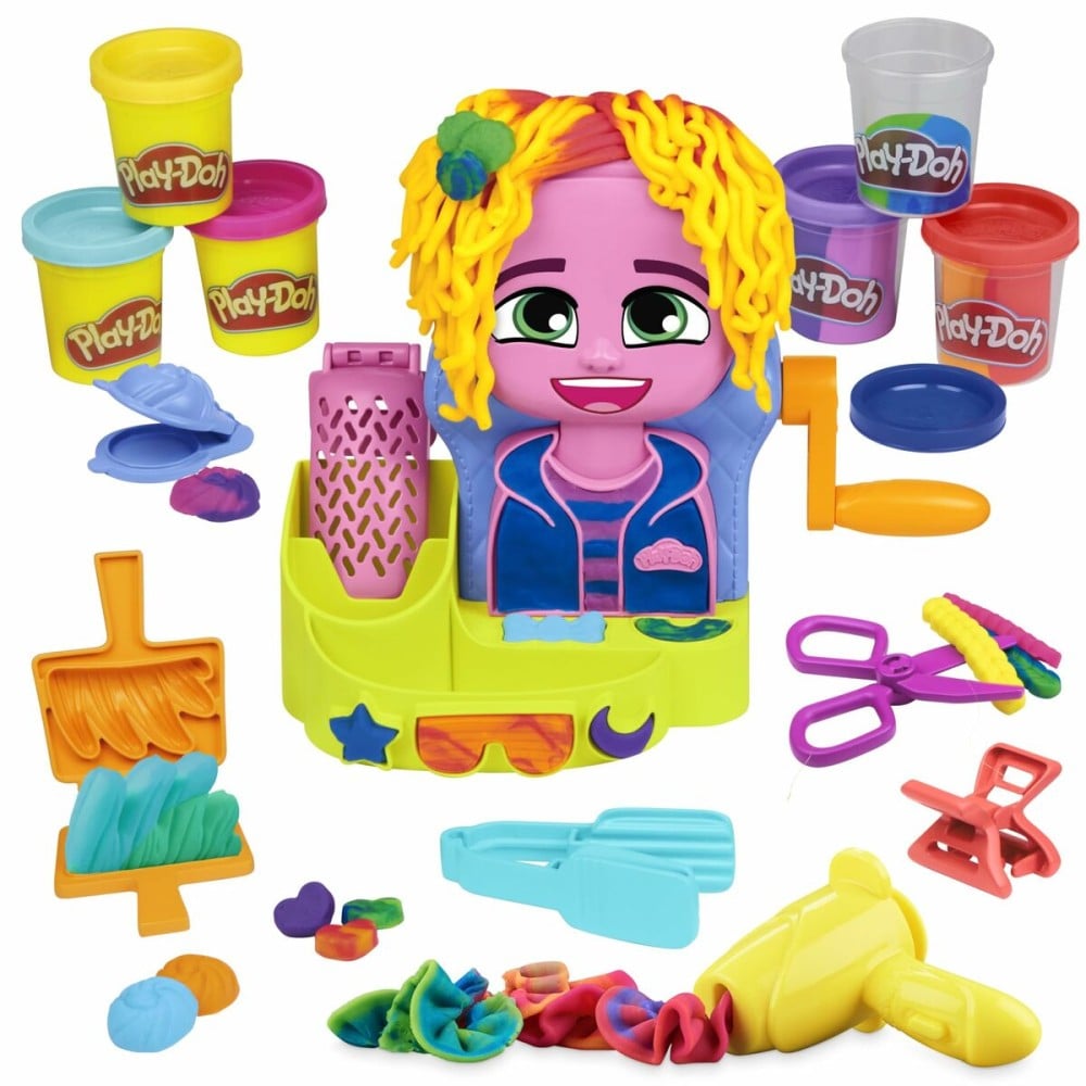 Modelling Clay Game Play-Doh Playdoh Multicolour Accessories 6 Pots Hair (1 Unit)