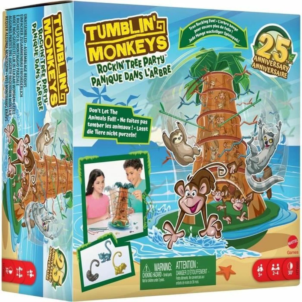 Jeu de société Mattel Tumblin' Monkeys