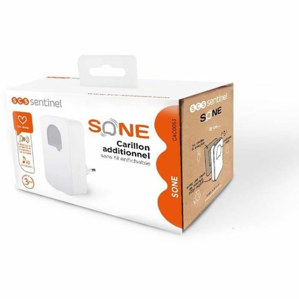 Sonnette Sans Fil avec Bouton-Pressoir SCS SENTINEL