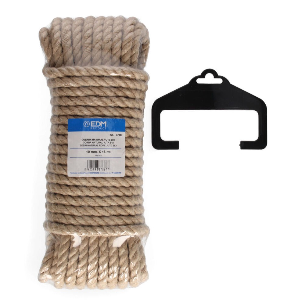 écheveau tressé EDM 87867 Naturel Jute 15 m