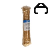 Skein of cable EDM 87810 Gold Golden Steel 3,8 mm x 25 m