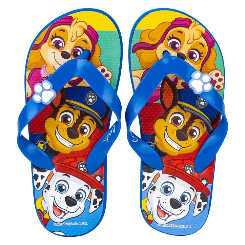 Flip Flops for Children The Paw Patrol Blue