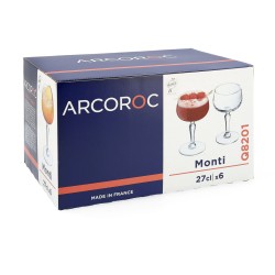 Gläsersatz Arcoroc Monti Durchsichtig Glas 270 ml 6 Stück