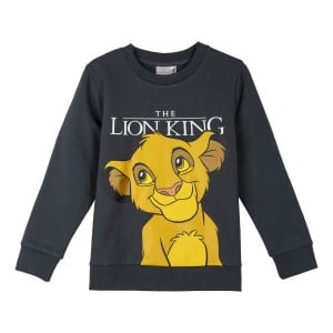 Jungen Sweater ohne Kapuze The Lion King Dunkelgrau