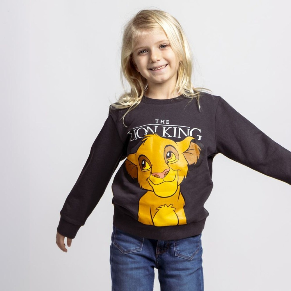 Children’s Sweatshirt without Hood The Lion King Dark grey