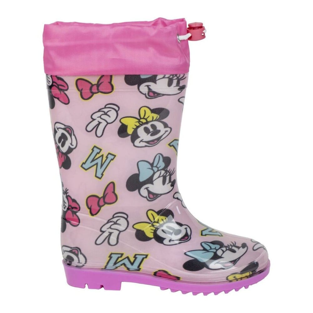 Bottes en Caoutchouc pour Enfants Minnie Mouse Rose