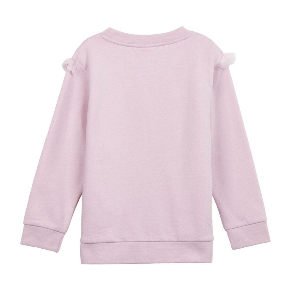 Sweat sans capuche enfant Frozen Rose clair