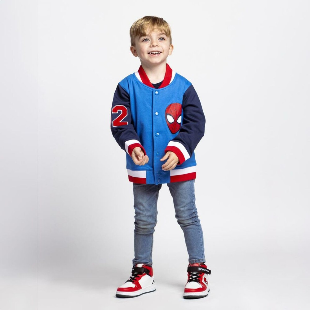 Jacke Für Kinder Spider-Man Blau