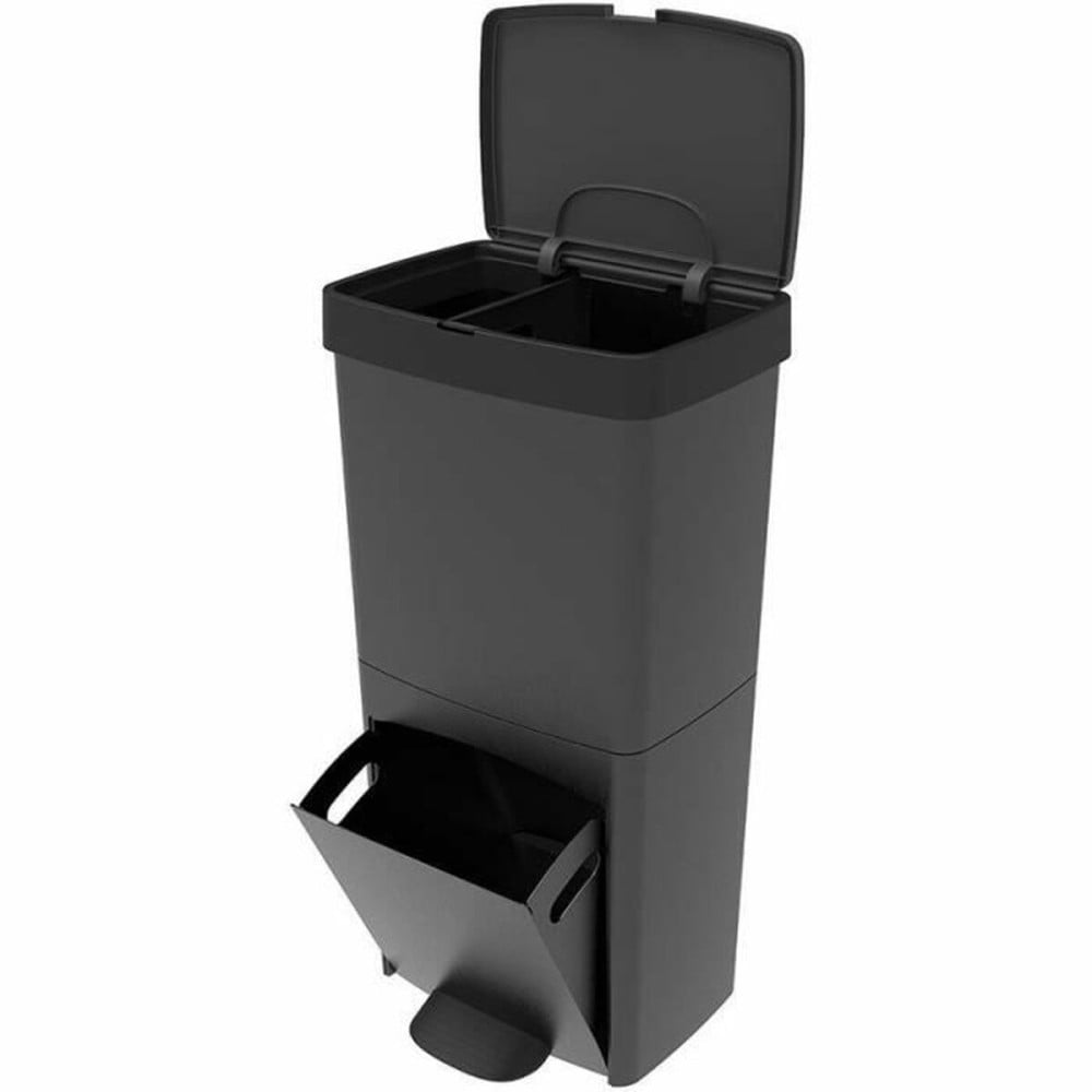 Waste bin Kitchen Move Grey Plastic 70 L