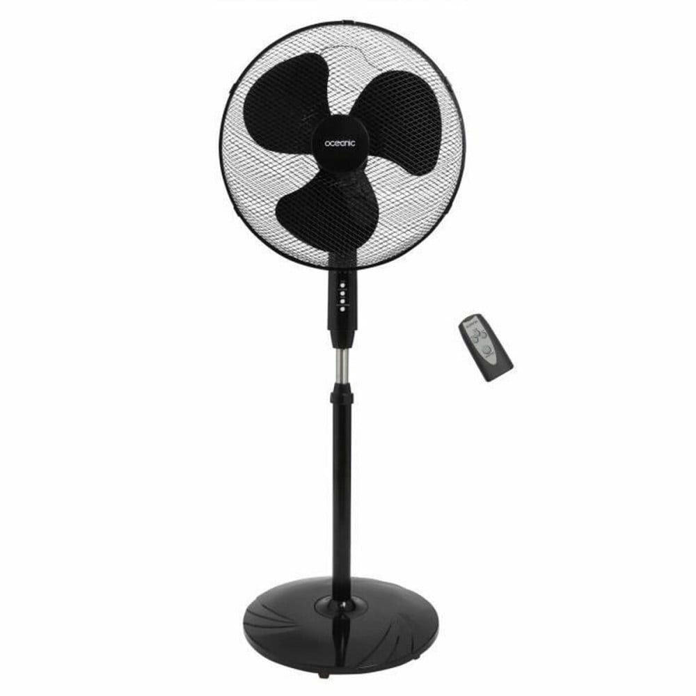 Freestanding Fan Oceanic 683568 Black 45 W