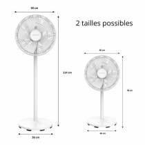 Freestanding Fan Oceanic White 50 W