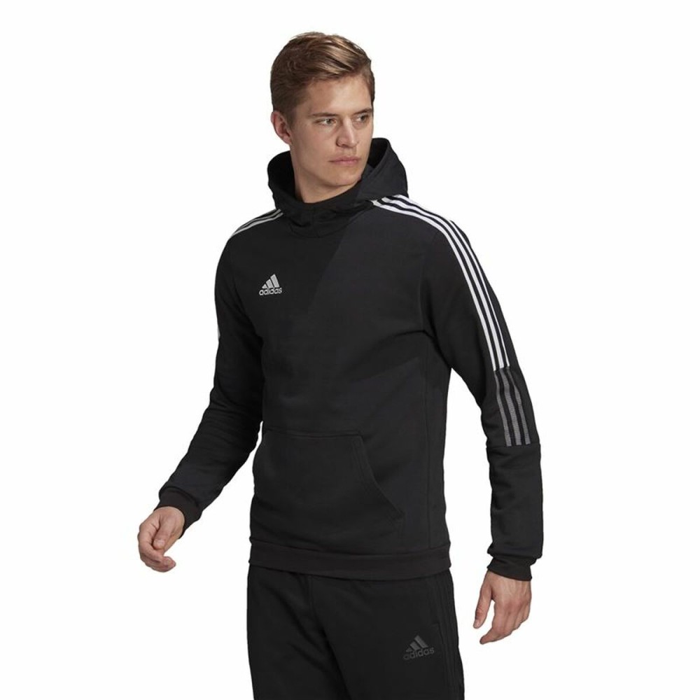 Training Sweatshirt for Adults Adidas Tiro 21 Black (XS)