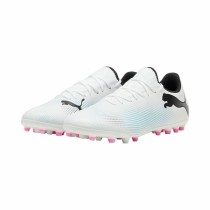 Chaussures de Football Multi-crampons pour Adultes Puma Future 7 Play MG Blanc