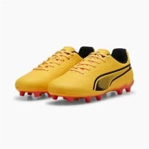 Fußballschuhe für Kinder Puma King Matc FG/AG Gelb Orange