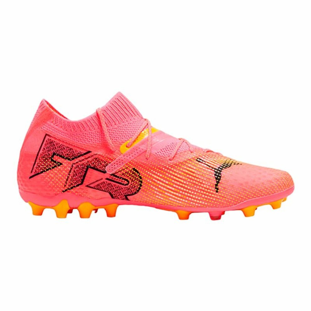 Multinocken-Fußballschuhe für Erwachsene Puma FUTURE 7 ULTIMATE MG Orange