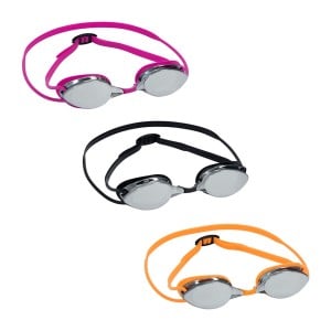 Bestway Lunettes Natation Enfants Courroie Silicone Couleur Assortie +3 Ans Plage et Piscine 21062