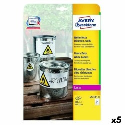 Etiquettes pour Imprimante Avery L4718 20 Volets 99,1 x 139 mm (5 Unités)