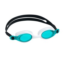 Bestway Lunettes de Natation Enfant Bande Silicone Couleur Assortie Antibuée +3 Ans Plage et Piscine 21110