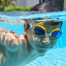 Bestway Silikon-Schwimmbrille Junior Anti-Beschlag Farbe Sortiert +7 Jahre Strand und Pool 21065