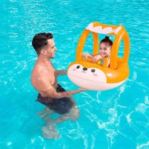 Bestway Canard Gonflable Enfant avec Son 109x99 cm +3 Ans Plage et Piscine 34151